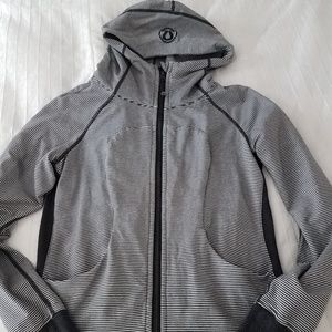 Lululemon striped scuba hoodie